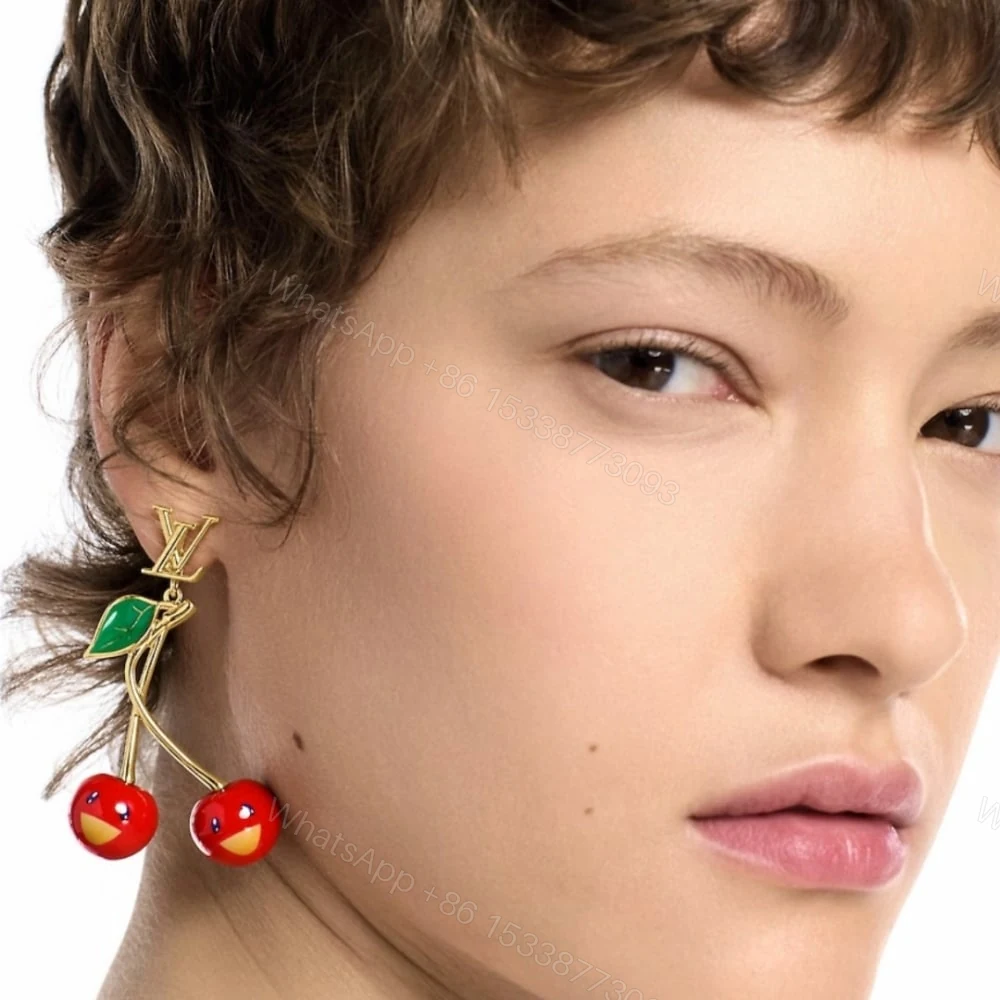 View 6 of LOUIS VUITTON X MURAKAMI CERISE EARRINGS M02808