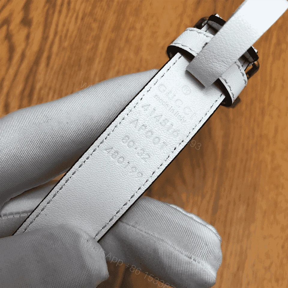 View 5 of GUCCI PEARL STUDDED GG BELT – B14