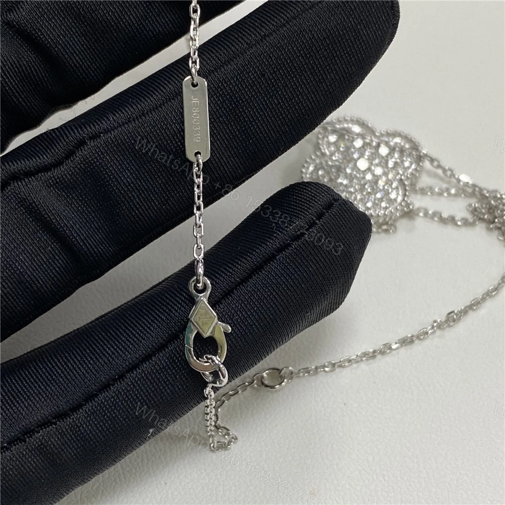 View 4 of Van Cleef Magic Pendant Necklace Full Diamonds VCARN9MS00