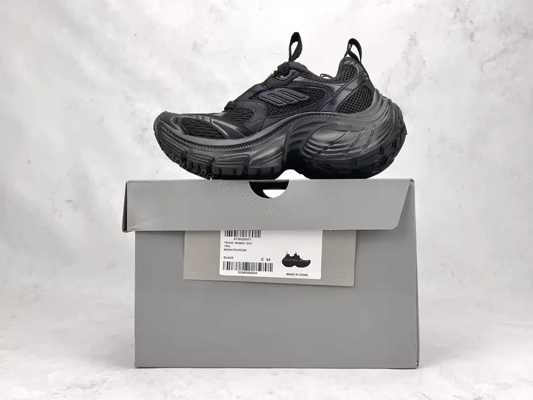 View 4 of BALENCIAGA MEN’S 10XL SNEAKER IN BLACK – BB274
