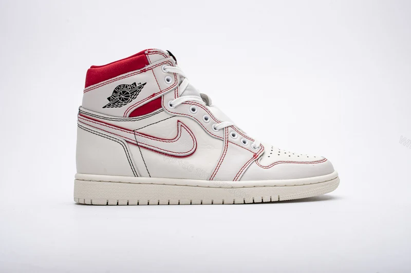 View 2 of Air Jordan 1 Retro High Phantom Gym Red 555088-160