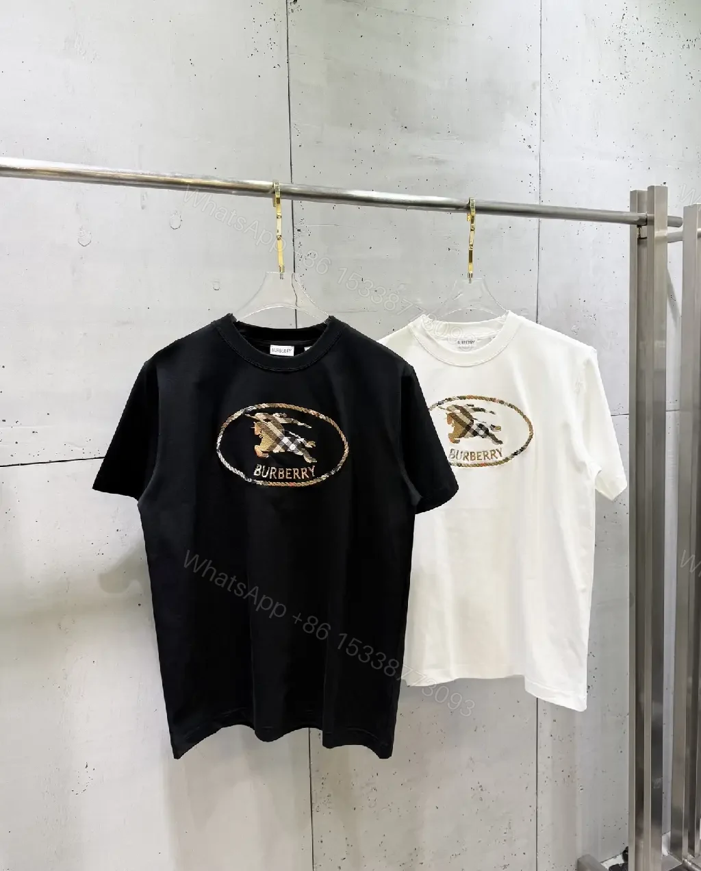 View 9 of Midnight Cotton Logo Tee: Subtle Luxury, Premium Comfort