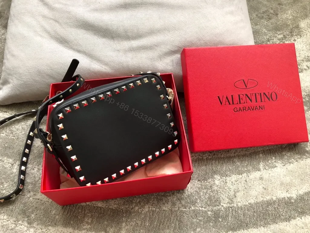 View 7 of Rockstud Crossbody: Compact, Edge-Luxe Leather Bag