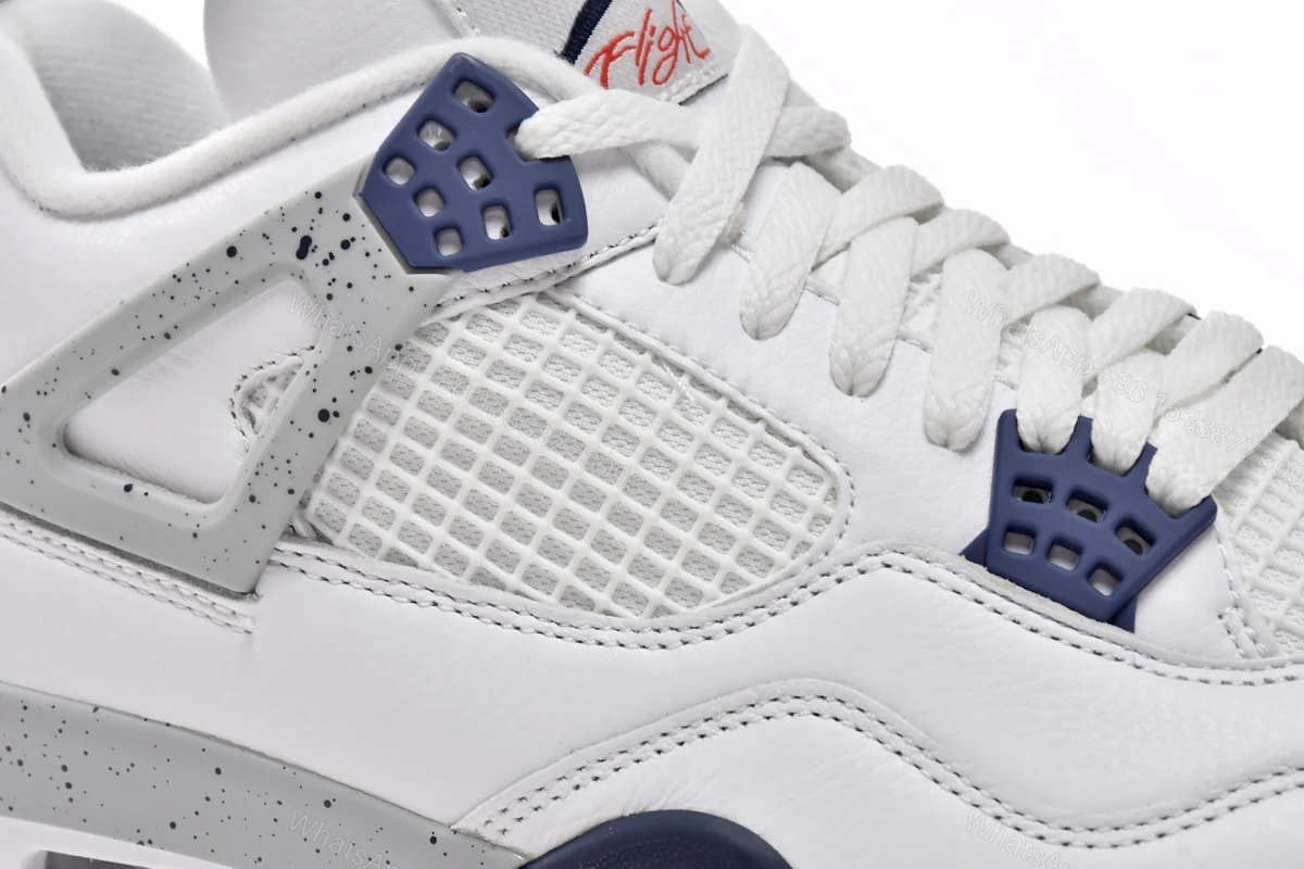 View 9 of Air Jordan 4 Retro Midnight Navy DH6927-140 (Best Quality)