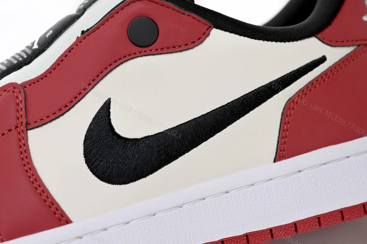 View 7 of Air Jordan 1 Low Slip WMNS NRG White Red BQ8462-601