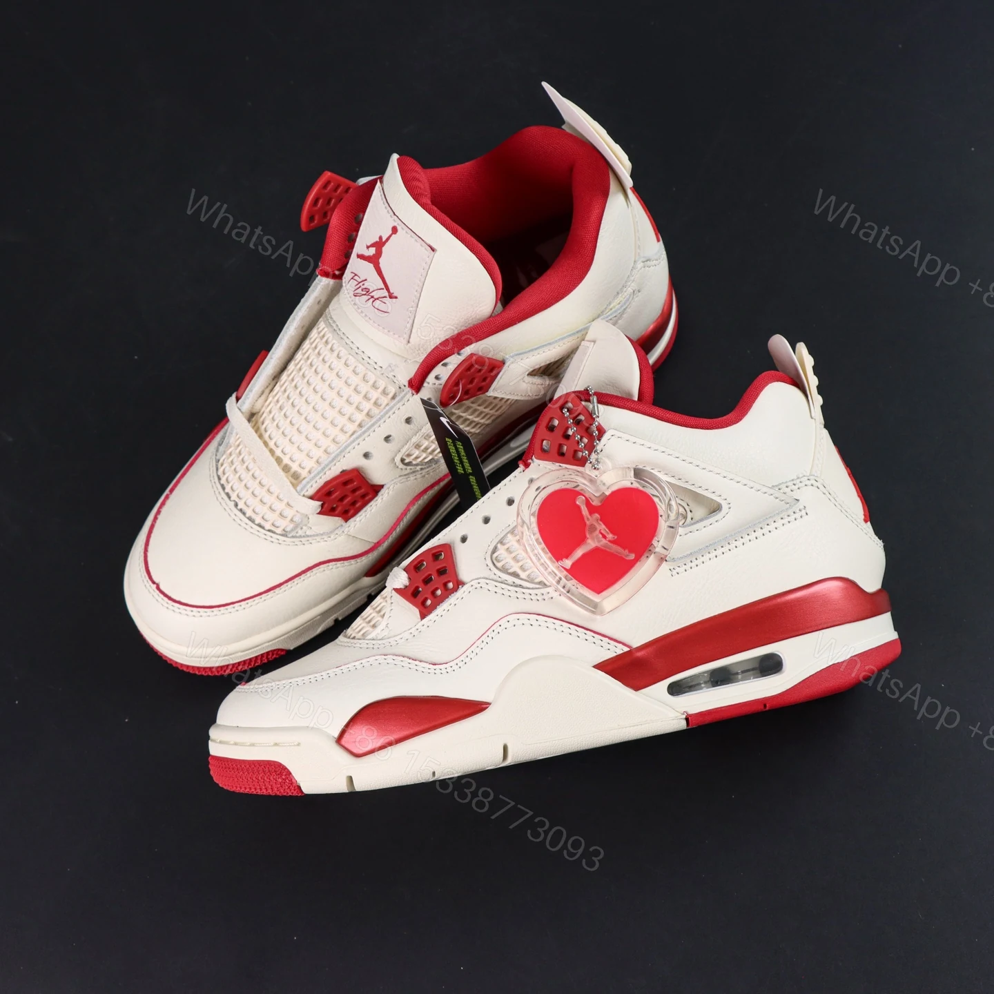 View 7 of Air Jordan 4 Retro Valentine’s Day Reps