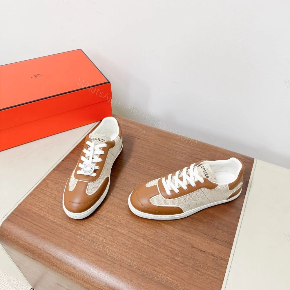 View 7 of Hermes Match Sneaker Multicolore Noisette