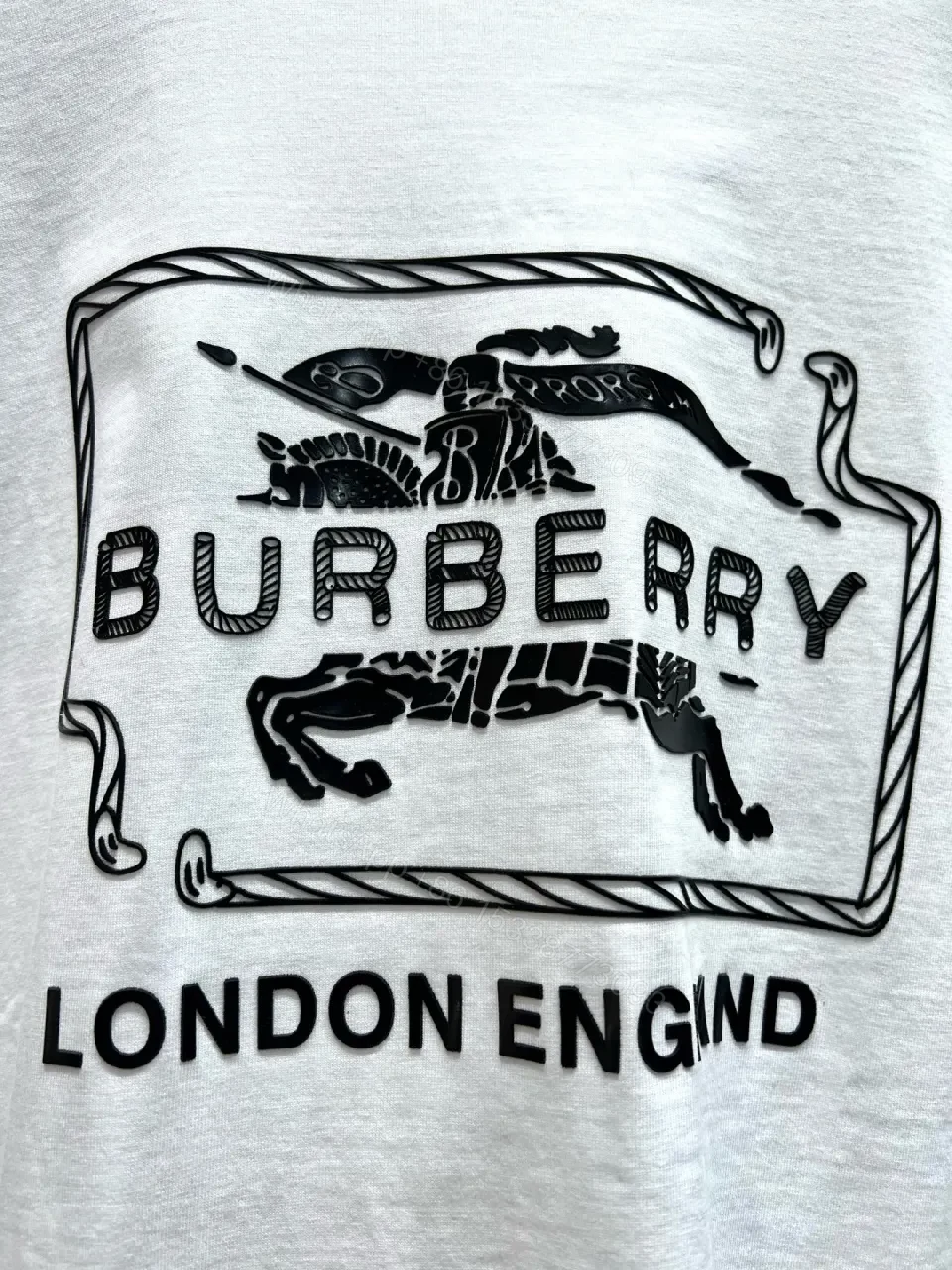 View 6 of Graphic Logo Tee: Premium Cotton, Oversized, White