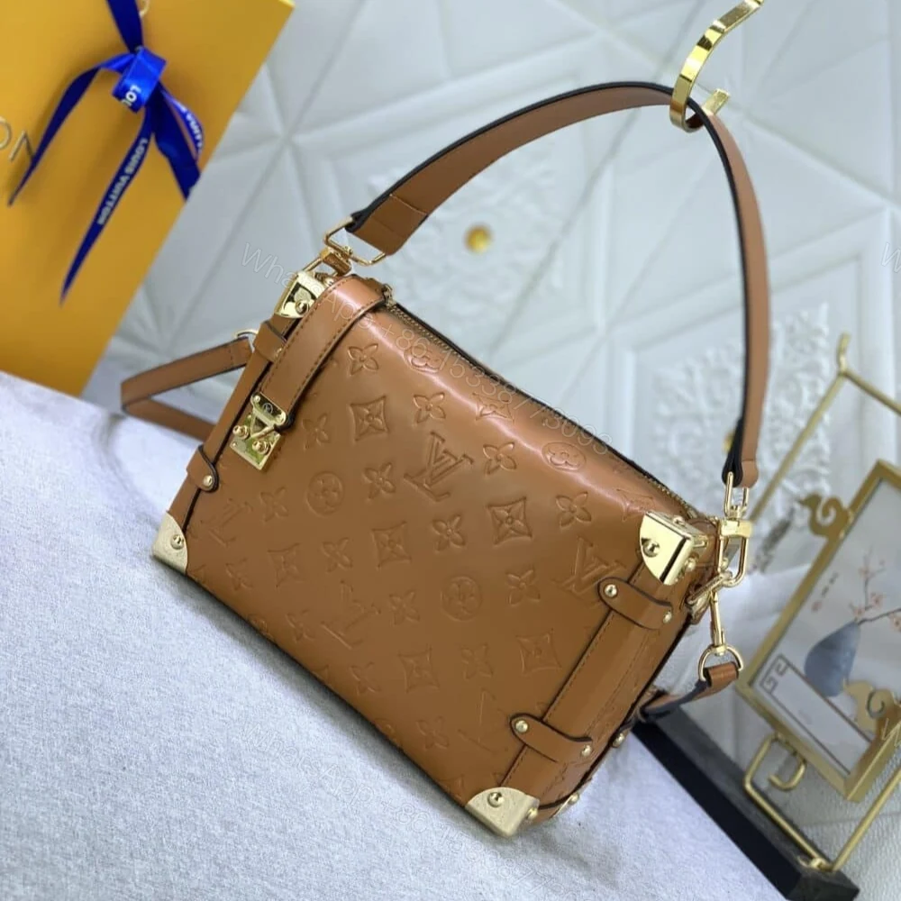 View 3 of Louis Vuitton Side Trunk Brown 21Cm M21741