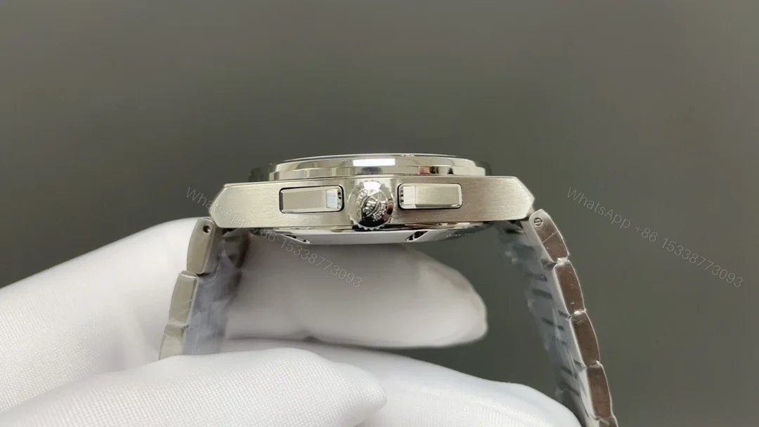 View 4 of IWC Ingenieur Perpetual Calendar Replica 42MM Premium White Dial Steel Bracelet Edition RG-IWC-INGENIEUR-PC-42