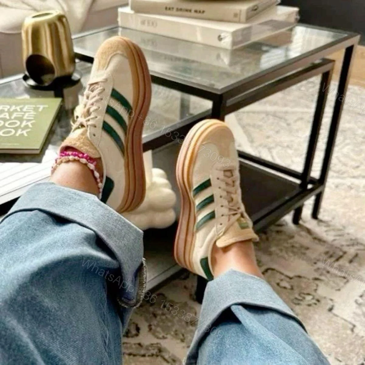 View 2 of BUY NEW TRENDY ADIDAS GAZELLE BOLD CELINE SHOES FOR WOMEN
