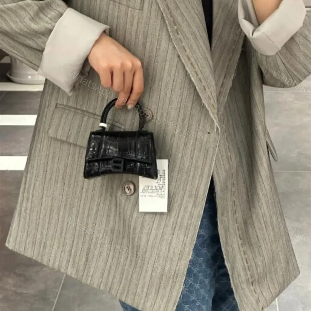 View 16 of 高仿Balenciaga*Nano系列迷你沙漏包純黑
