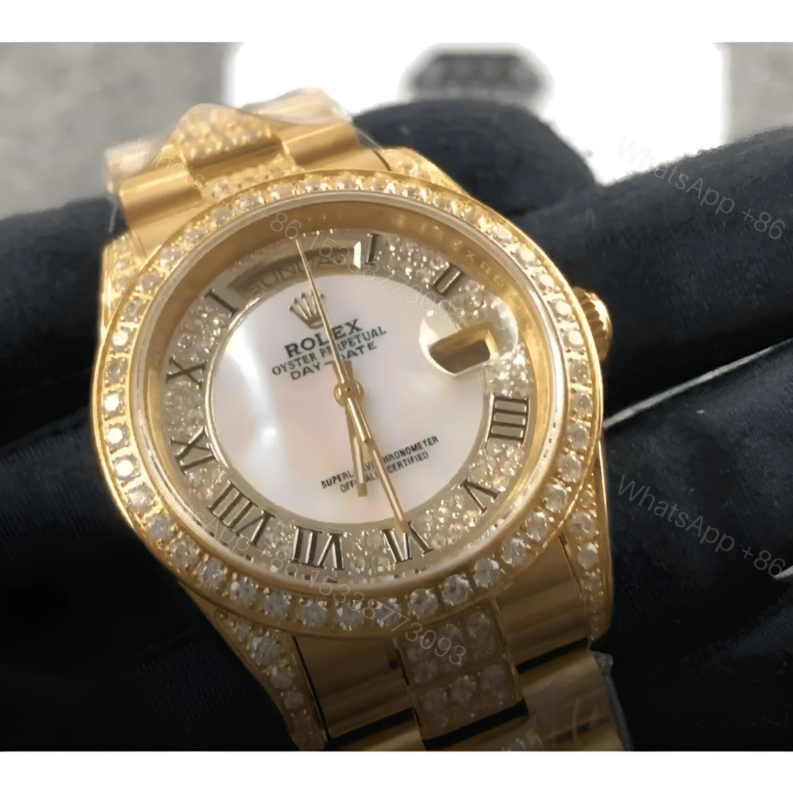 View 2 of Rolex Datejust Yellow Gold 116626 Replica