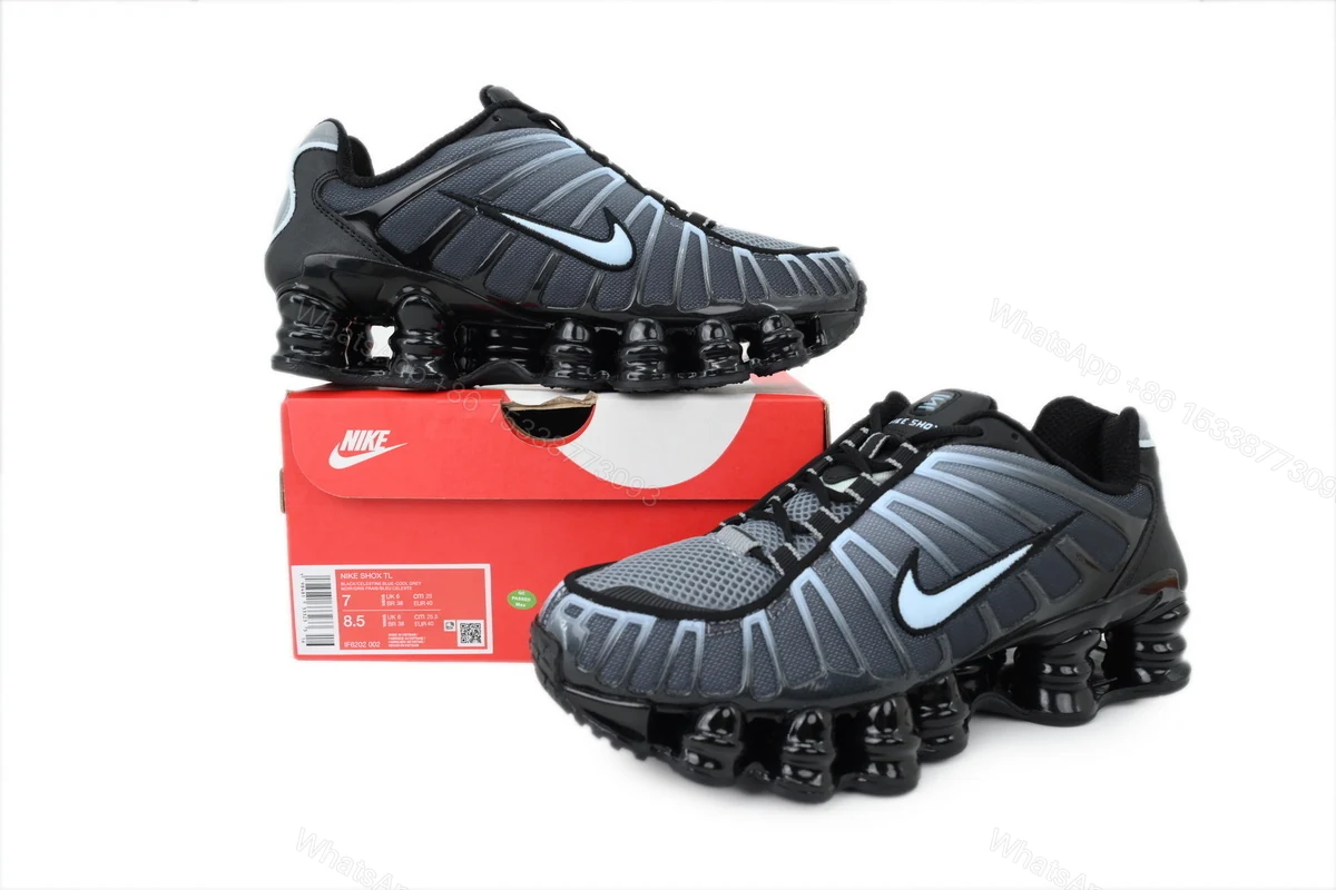 View 6 of Nike Shox TL 'Black Celestine Blue' IF6202-002