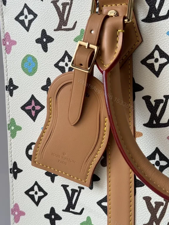 View 8 of Vibrant LV Monogram Tote: Colorful Accent Luxury Bag