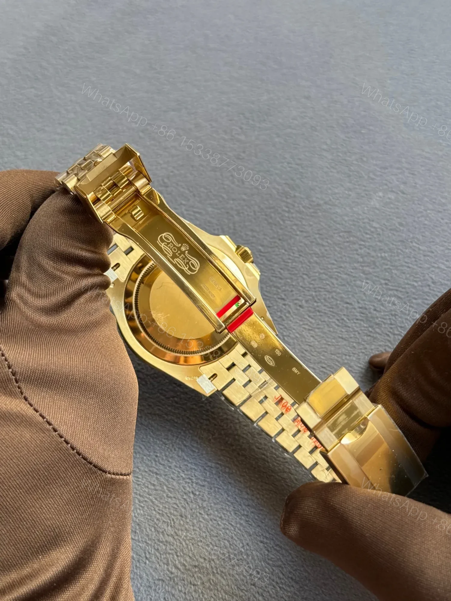 View 2 of Rolex GMT-Master 2 Rose Gold Iron Dial Oyster