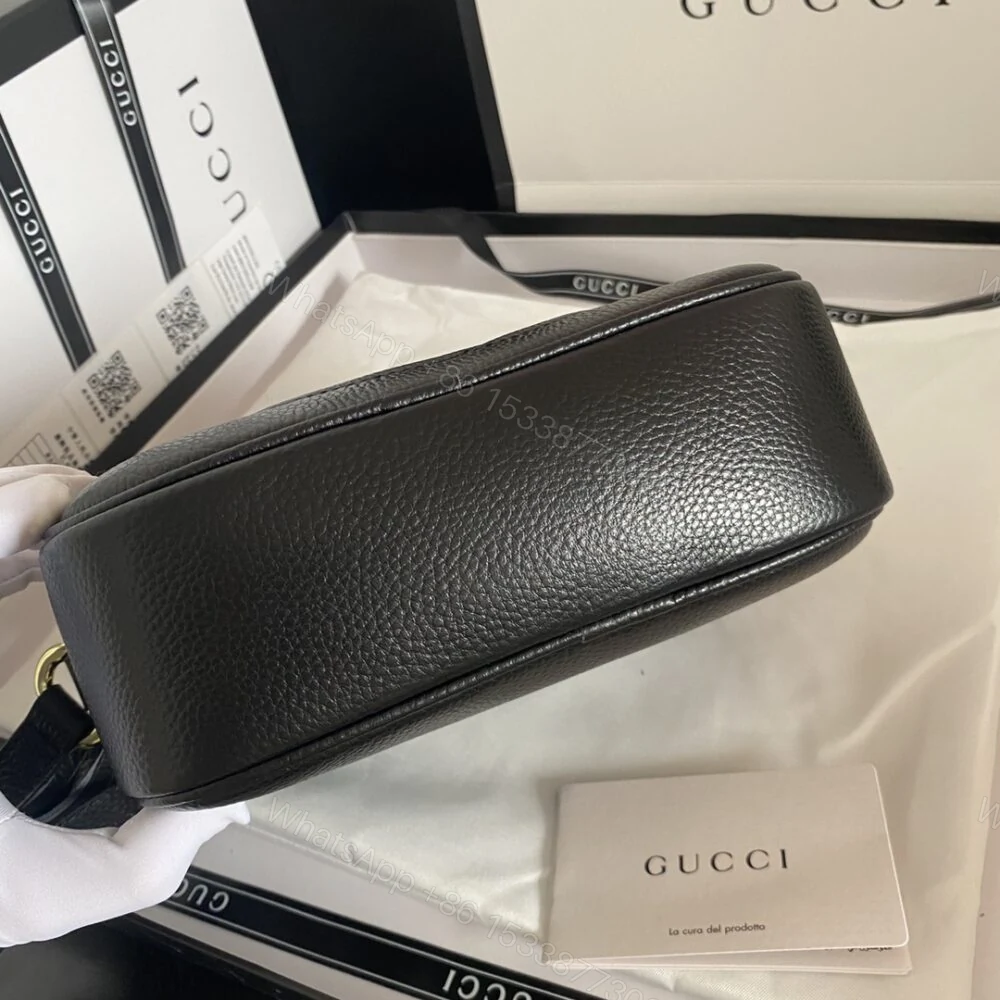 View 3 of Gucci Soho Small Disco Bag Black 21Cm