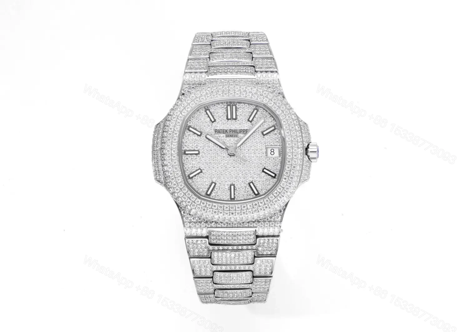 Patek Philippe Nautilus Full Star Platinum Watch — view 1
