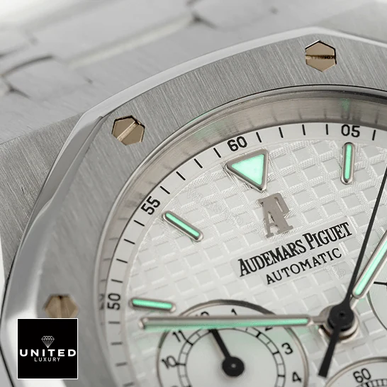 View 7 of Audemars Piguet Royal Oak Chronograph 26300ST.OO.1110ST.05 Replica