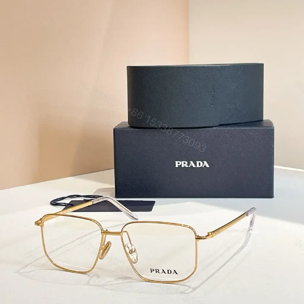 View 4 of Elegant Rimless Rose Gold Frames - Modern Geometric Luxury Eyewear