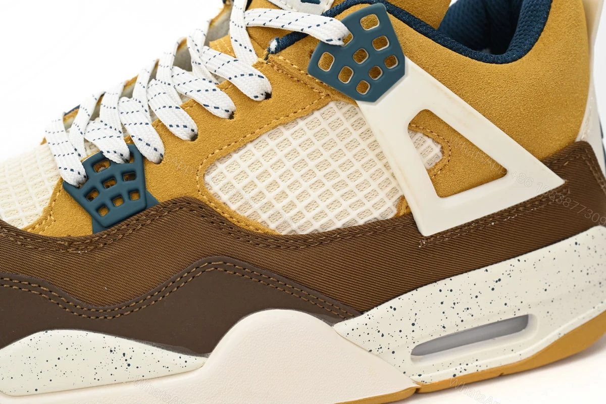 View 8 of Air Jordan 4 "Cacao Wow" Brown White FB2214-200