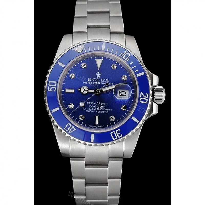 View 2 of Replica Rolex Submariner Blue Dial 622638