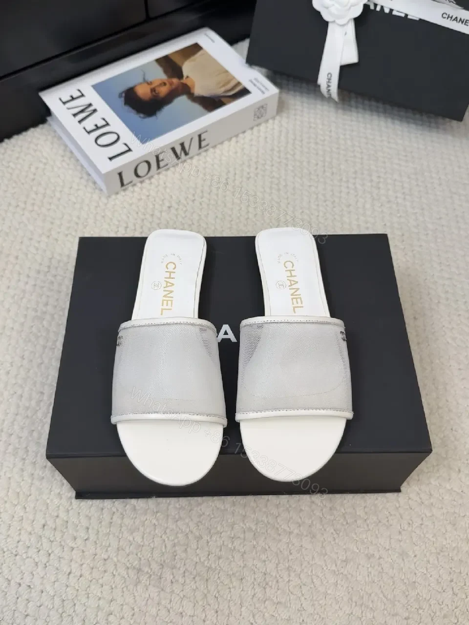 View 8 of White Luxe Slide — Minimalist Comfort, Premium Ease