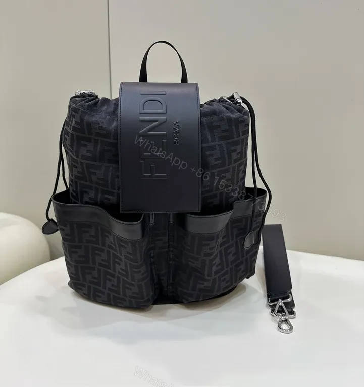 Fendi Monogram Luxe Backpack: Structured, All-Day Comfort — view 1