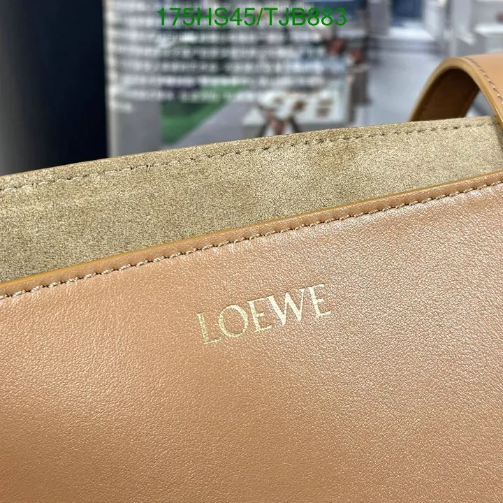 View 27 of Loewe Puzzle Fold Tote in Chocolate/Burgundy Shiny Calfskin DD9633