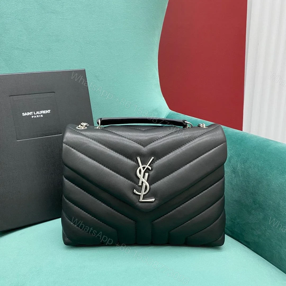 YSL Loulou Small with sliver hard 1:1 Top Quality replica Bag — view 1