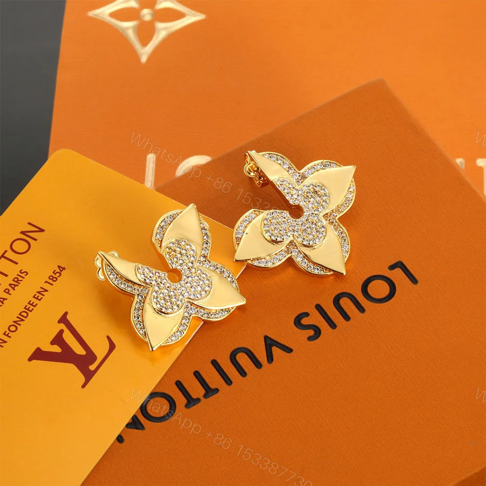 View 2 of LV MEDAILLON EARRINGS