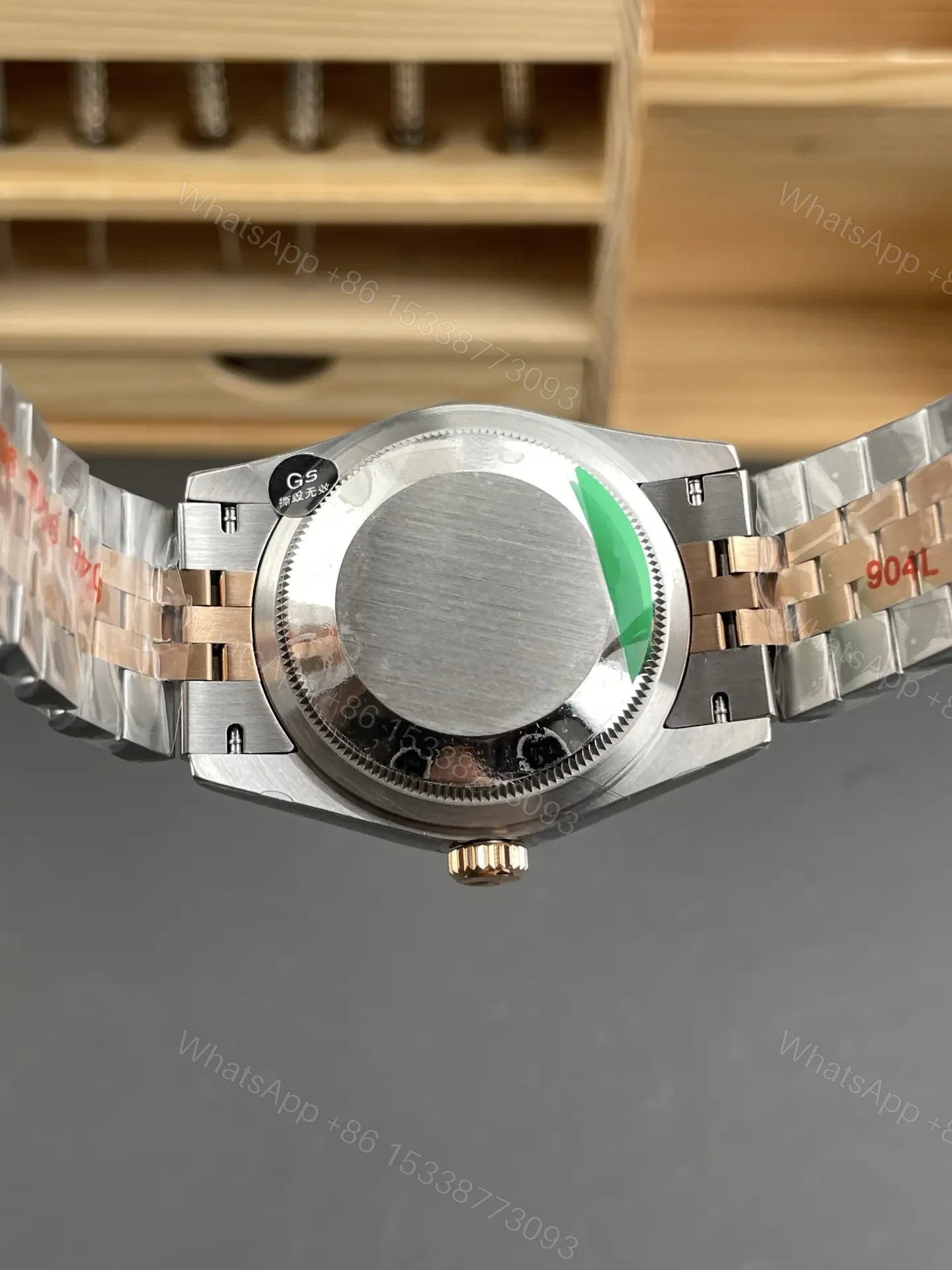 View 5 of Rolex Datejust 31 Stainless Steel Rose Gold Diamond Grey – Roman Jubilee 278381RBR-0030