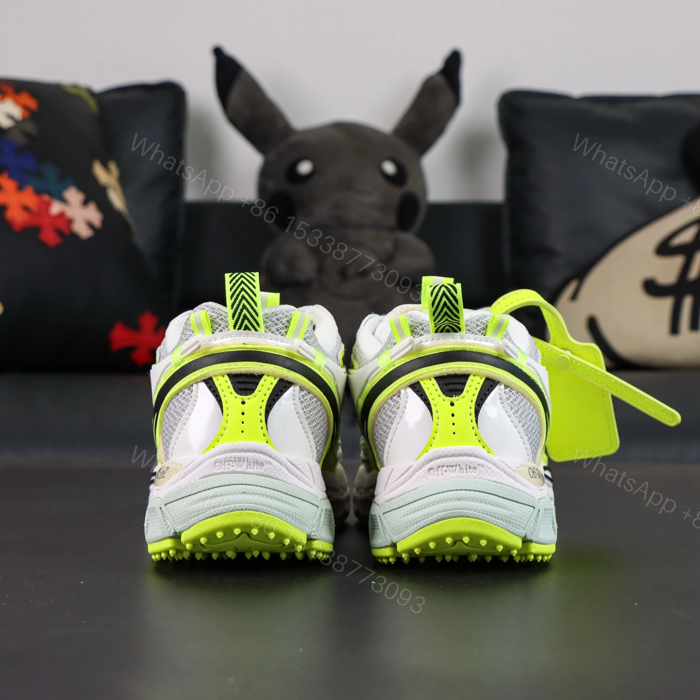 View 8 of Off White Be Right Back Neon Green Reps
