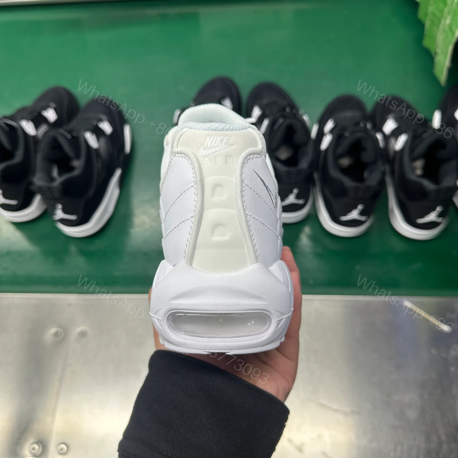 View 10 of Nike Air Max 95 Essential White Grey Fog