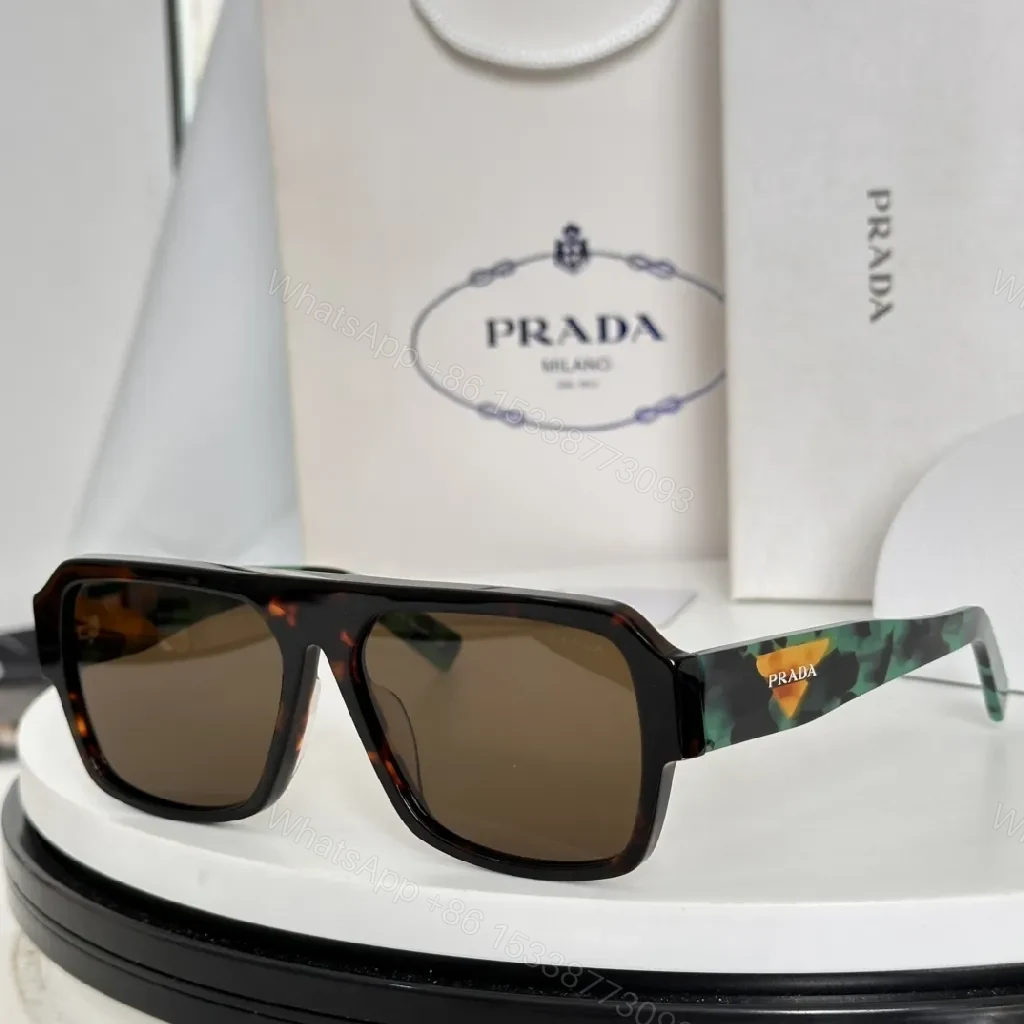 View 6 of Oversized Square Sunglasses: Glossy Black Acetate, Luxe Vision
