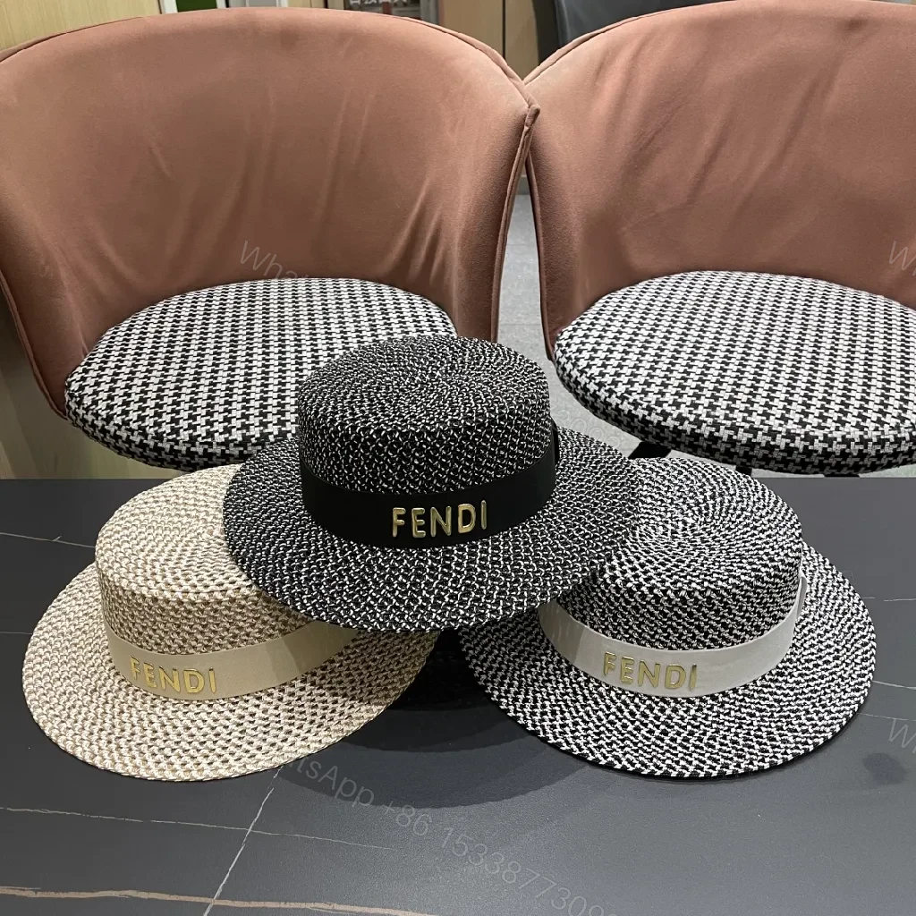 View 7 of Sun-Kissed Straw Boater with Luxe Logo Band