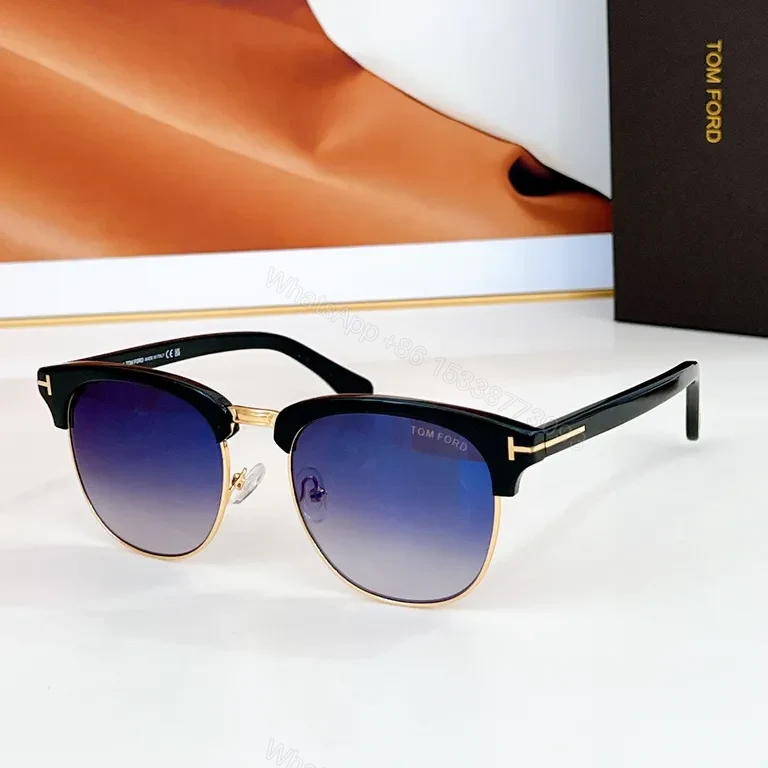 View 3 of Tortoiseshell Acetate Sunglasses with Gold Bridge â€“ Designer Style