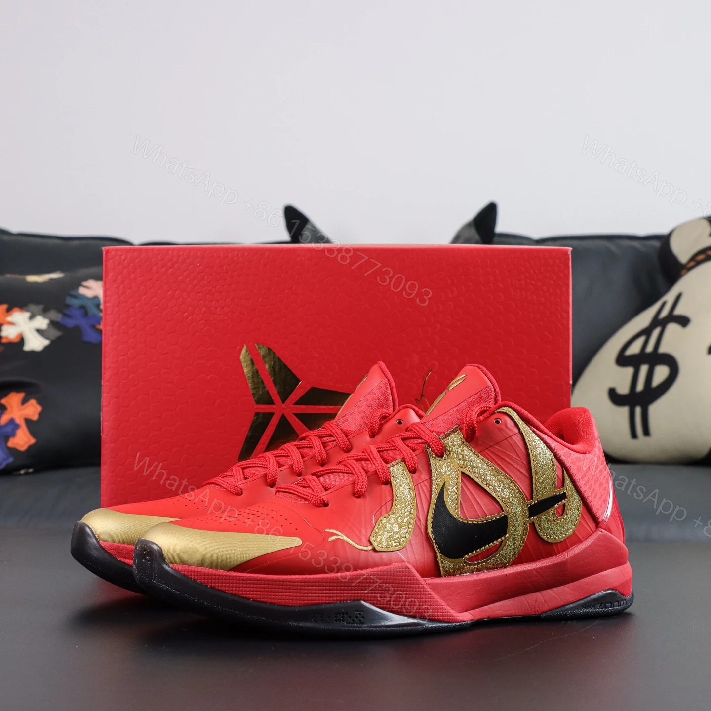 Kobe 5 Protro “Year of the Mamba University Red” Reps — view 1