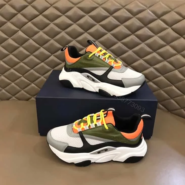 View 2 of B22 SNEAKER TECHNICAL MESH WITH AND CALFSKIN – CD99