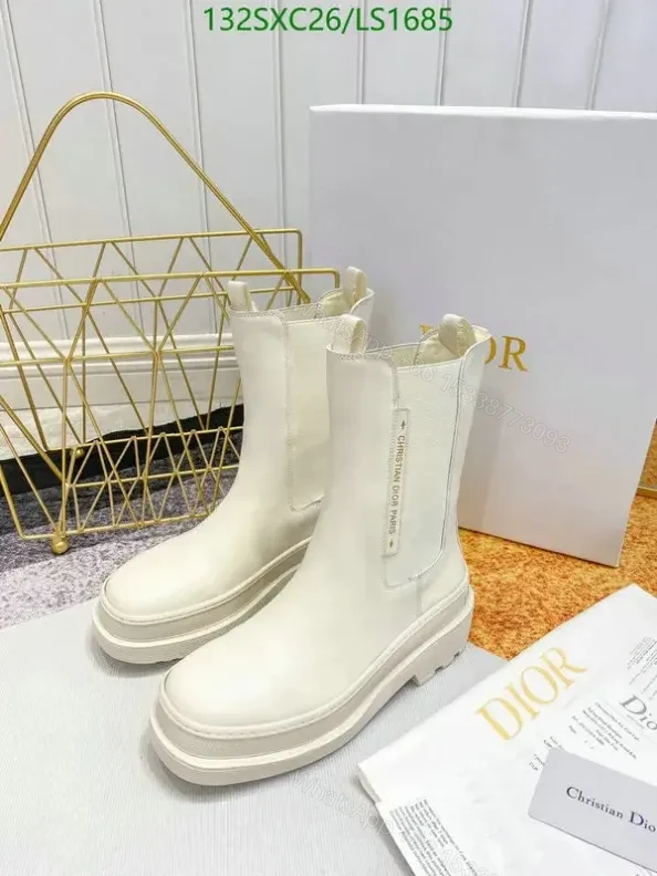 View 5 of Dior Ankle Boots in Premium Cowhide for Women