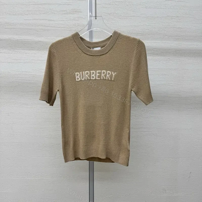 Textured Knit Tee: Subtle Luxe Logo, All-Season Comfort — view 1