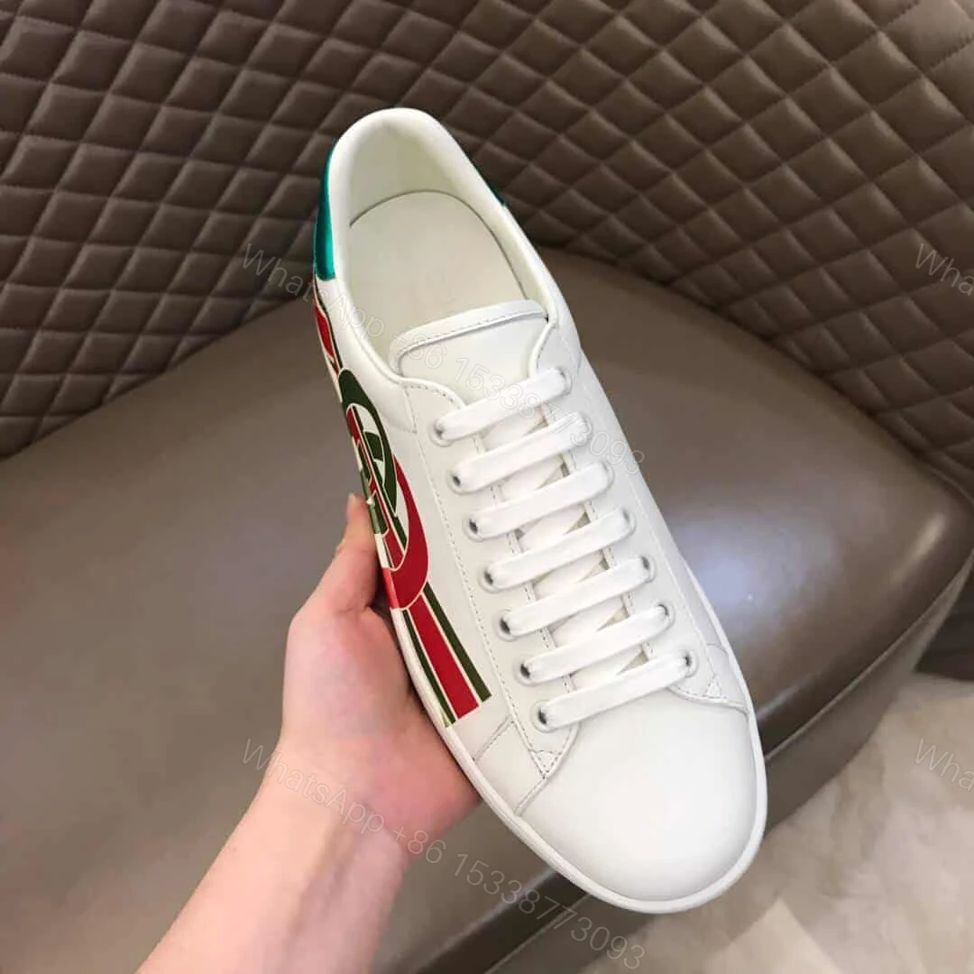 View 6 of GUCCI MEN’S ACE SNEAKER WITH INTERLOCKING G – GC8