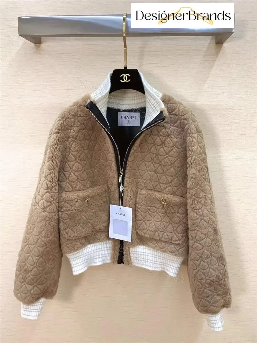 Quilted Teddy Jacket: Camel, Structured Details, All-Season Comfort — view 1