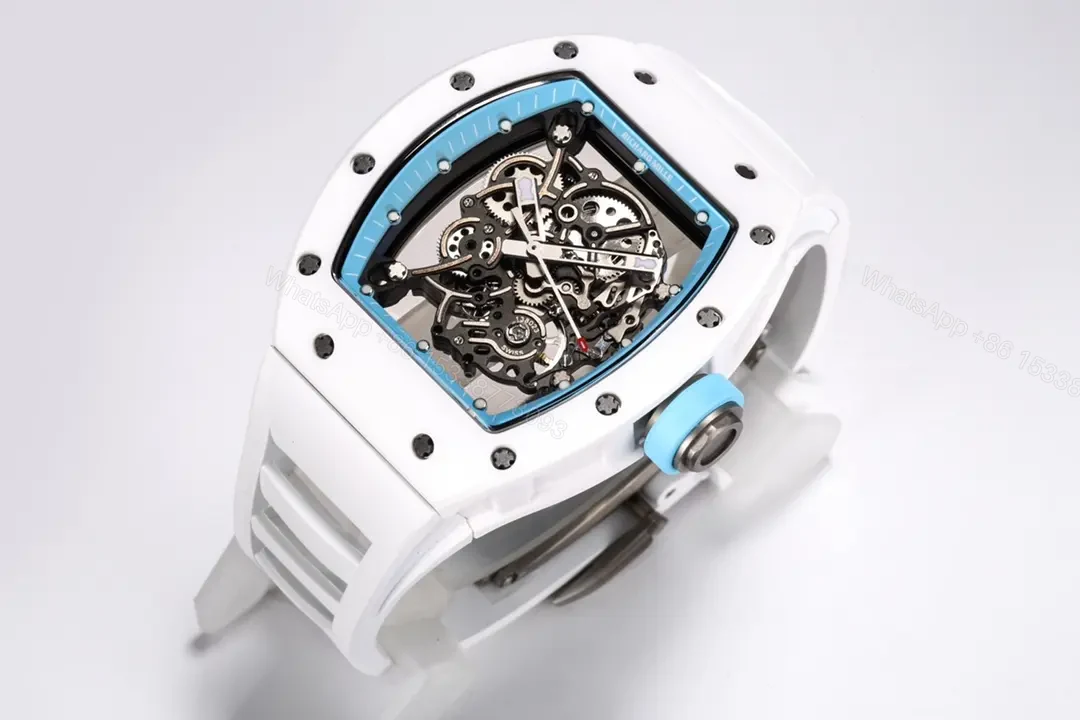 View 3 of RM Factory BBR Richard Mille RM055 White Ceramic Watch