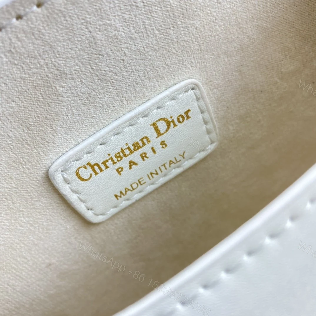 View 7 of Dior Medium Dior Bobby Bag Black Box Calfskin Women
