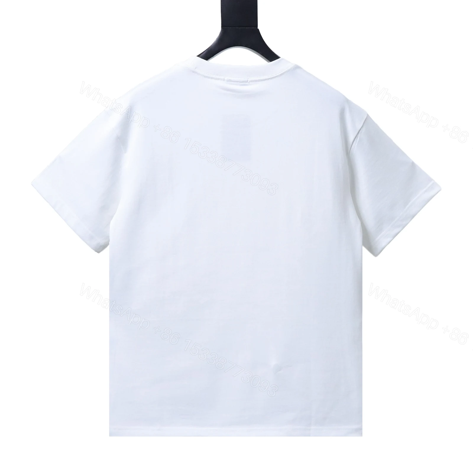 Balenciaga Clothes 26SS Chest Crest Embroidered Short-Sleeve T-shirt white — view 2