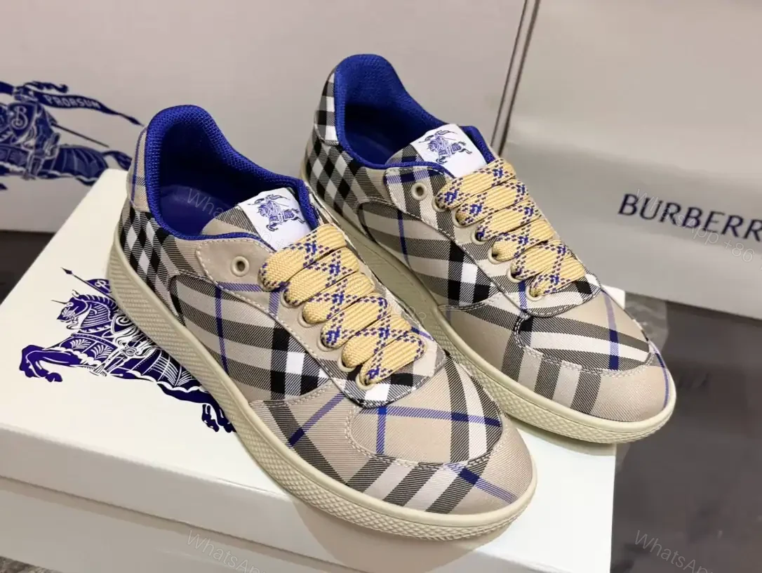 View 2 of BURBERRY TERRACE CHECK SNEAKERS – BBR095