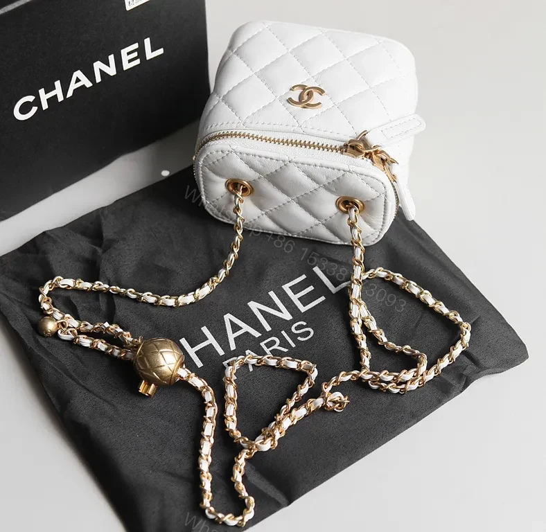 View 8 of White Quilted Mini Crossbody â€“ Compact Luxury Bag