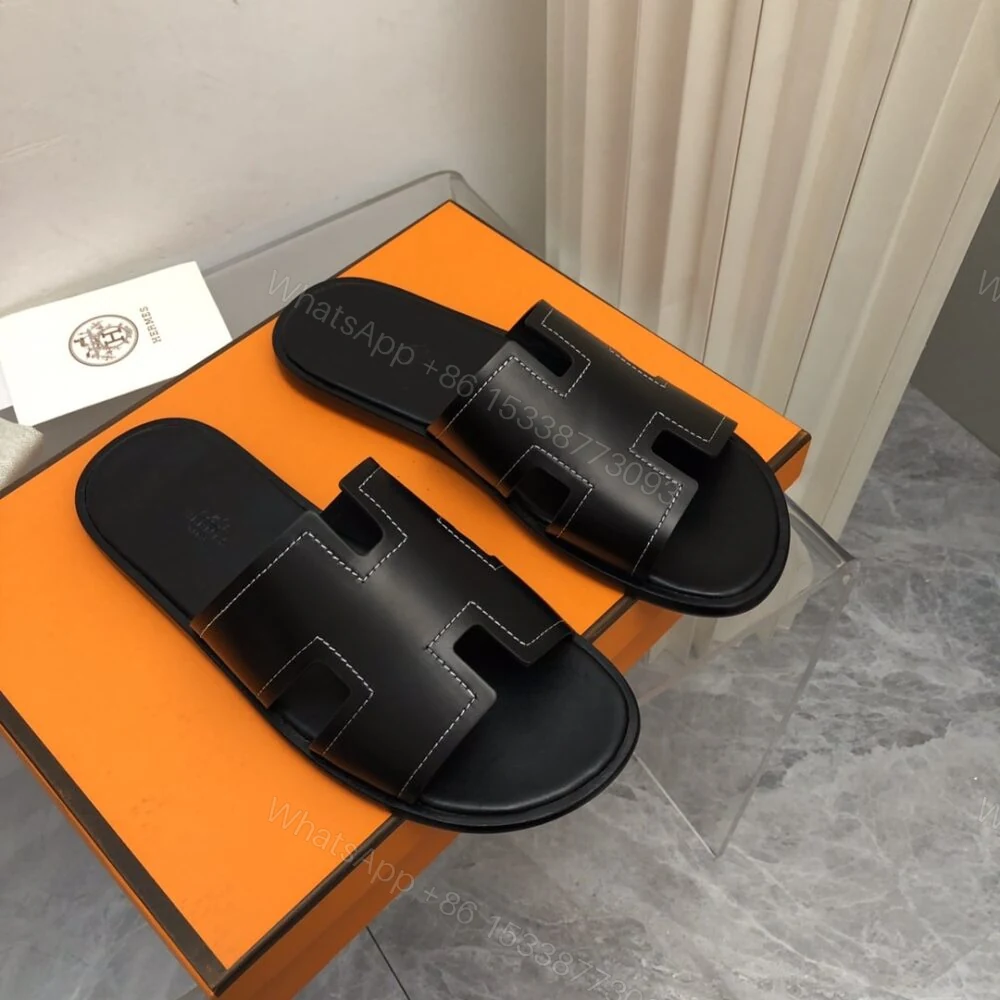 View 8 of Hermes Izmir Sandal Black