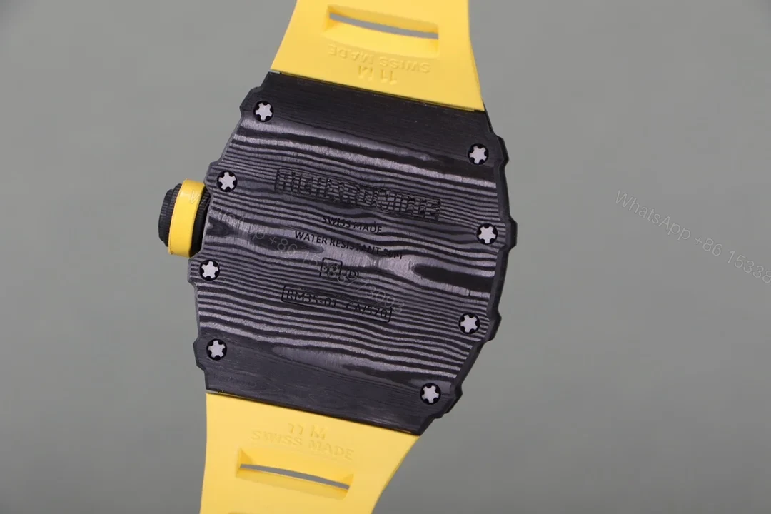 View 6 of Richard Mille RM35-01 NTPT Carbon Fiber RMUL3 White Gemstone Balance Watch RM35-NTPT-WG-BAL3